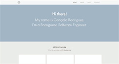 Desktop Screenshot of goncalorodrigues.com