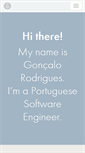 Mobile Screenshot of goncalorodrigues.com